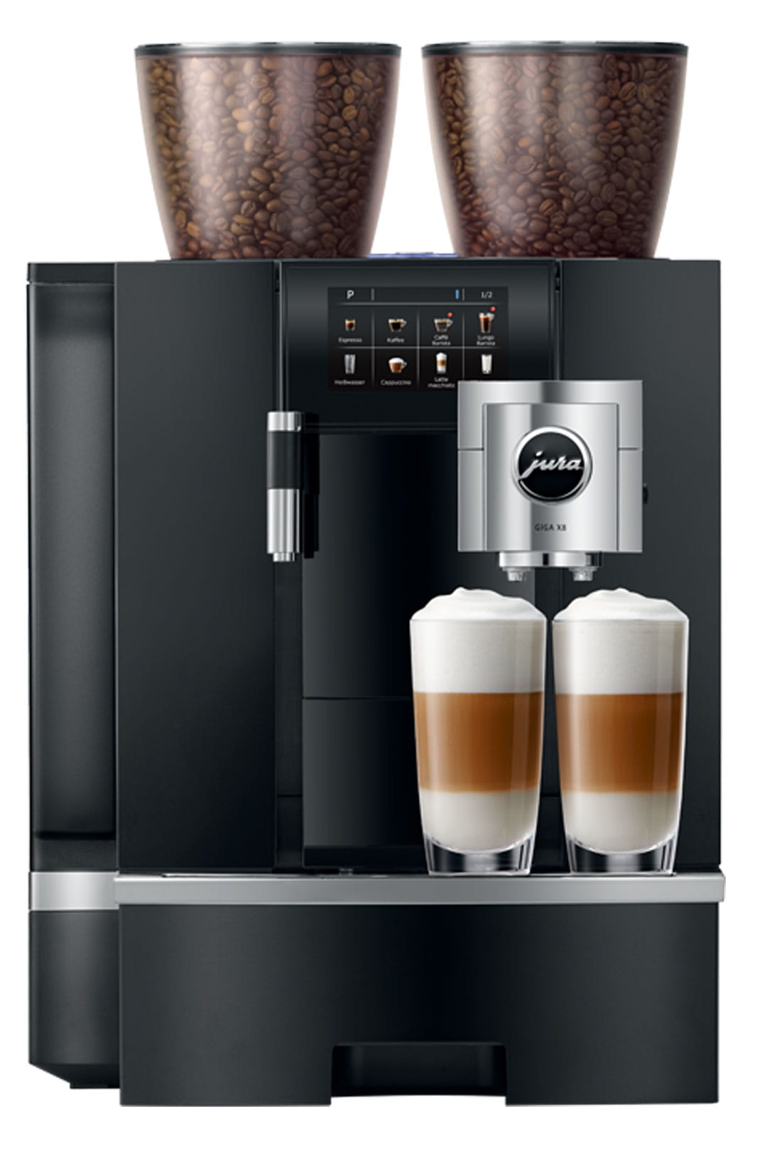 Avis JURA GIGA X8 et X8c : deux moulins, 200 tasses