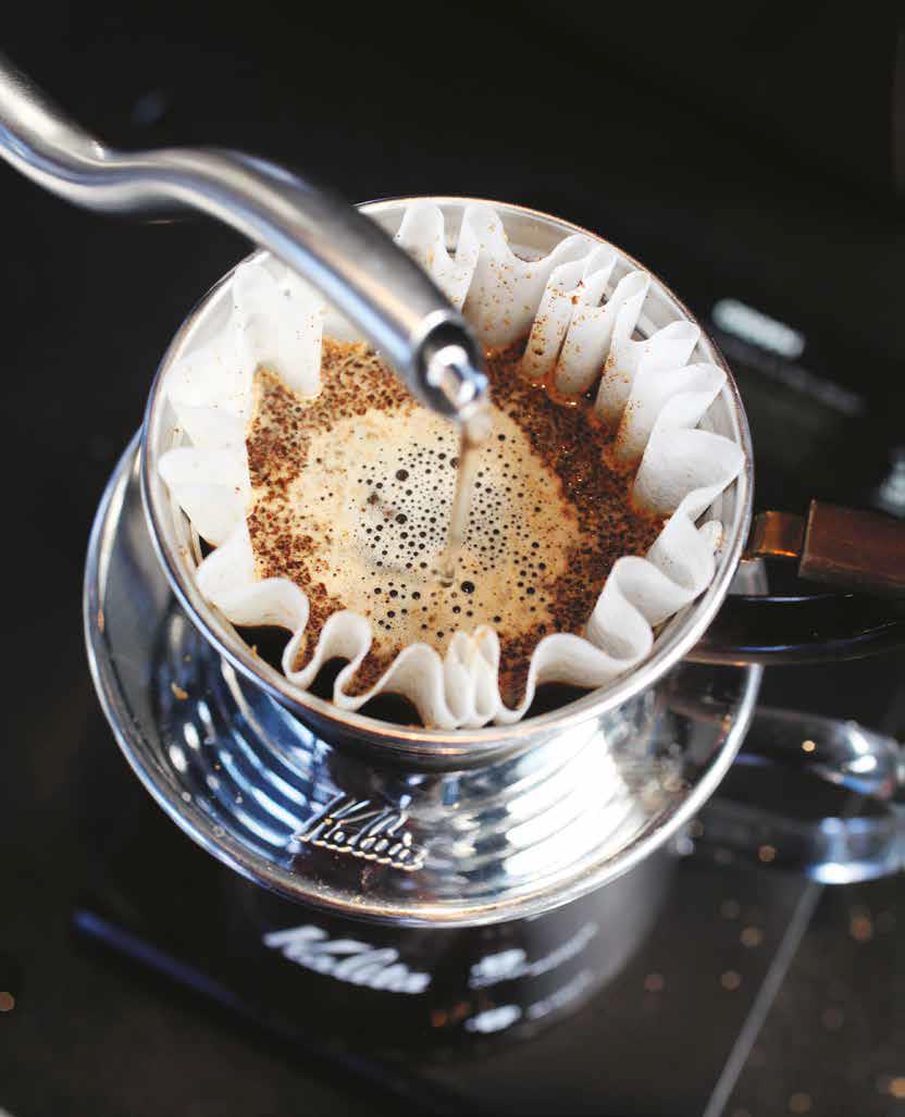 The difference between filter coffee and espresso