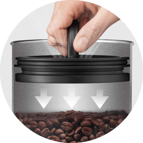 Sage Bean Keeper Coffee Canister – brushed stainless steel