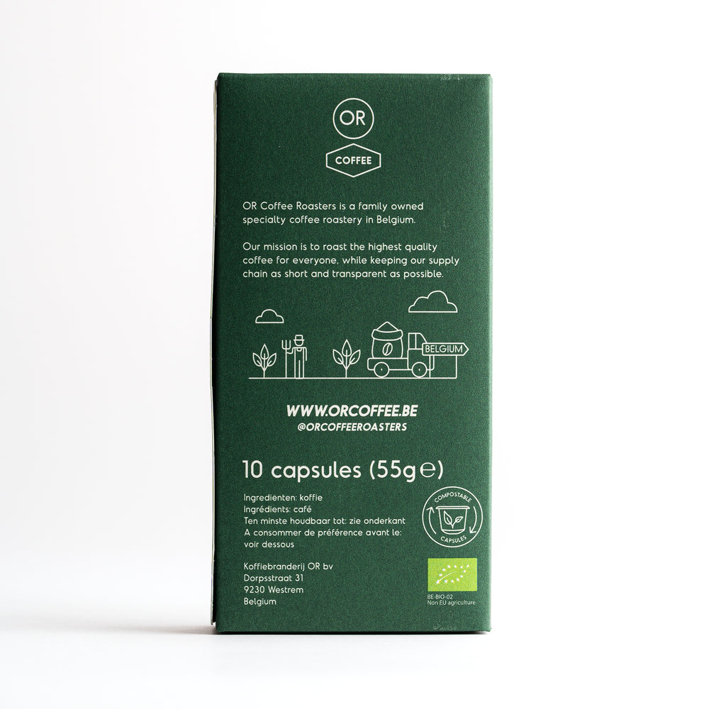 OR Coffee compostable capsules – Wild and Fruity