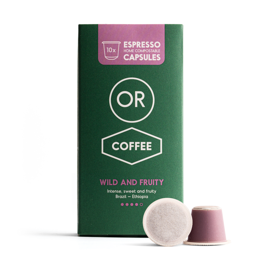 OR Coffee compostable capsules – Wild and Fruity