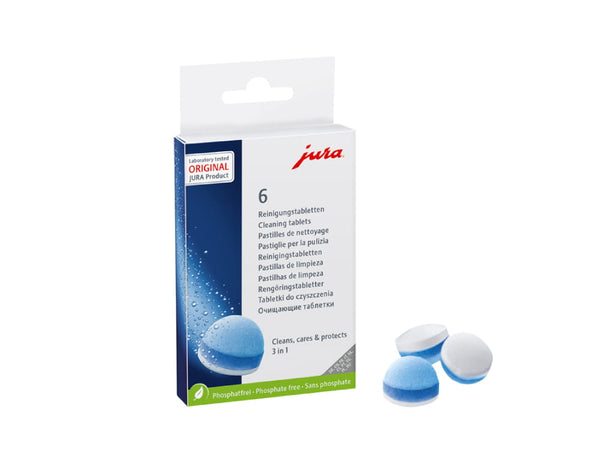 Jura 3 in 1 Cleaning Tablets box 6pcs