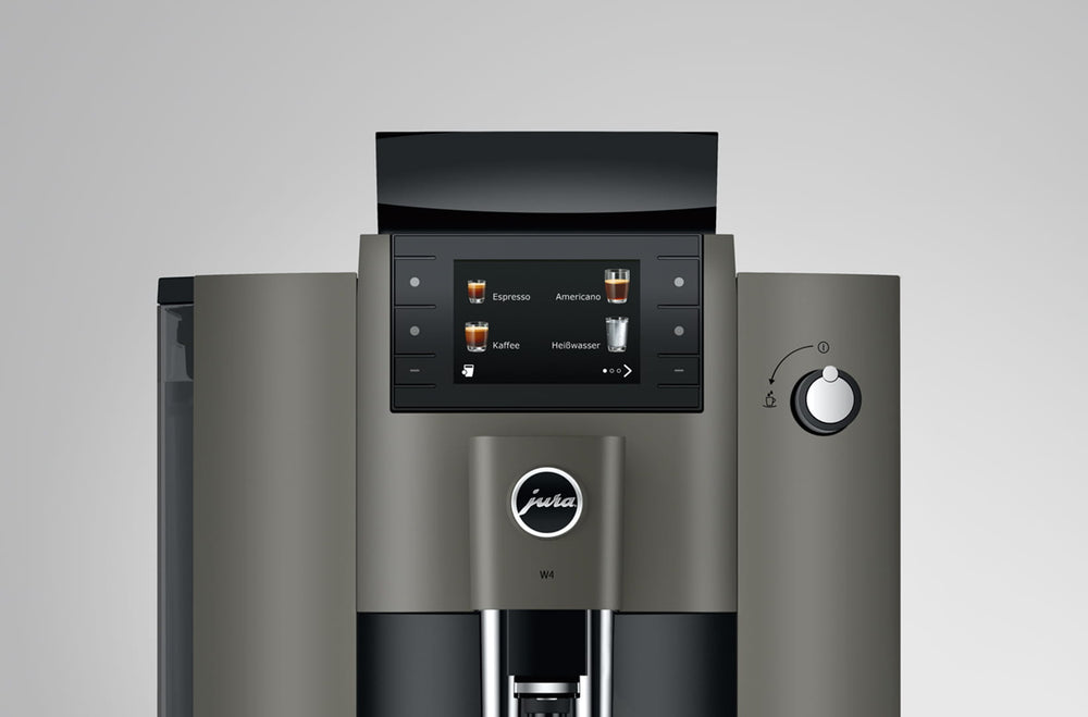 Jura W4 EA Dark Inox professional coffee machine - screen