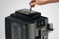 Jura W8 EA Dark inox professional coffee machine - coffee container lock