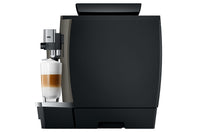 Jura W8 EA Dark inox professional coffee machine - side