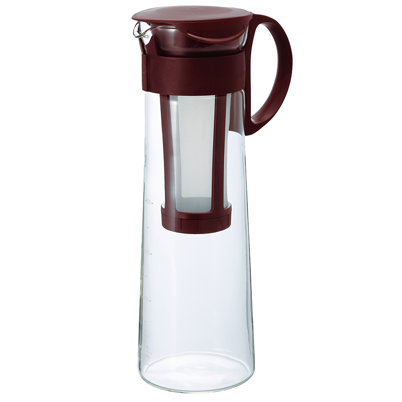 Carafe cold brew Hario Mizudashi 1000 ml, brun chocolat