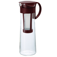 Carafe cold brew Hario Mizudashi 1000 ml, brun chocolat