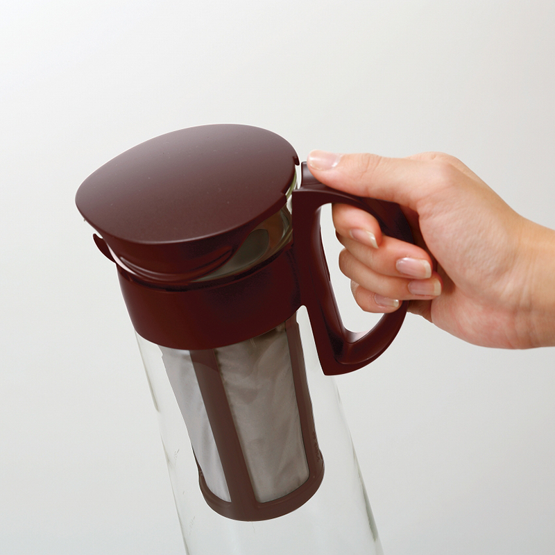 Carafe cold brew Hario Mizudashi 1000 ml, brun chocolat