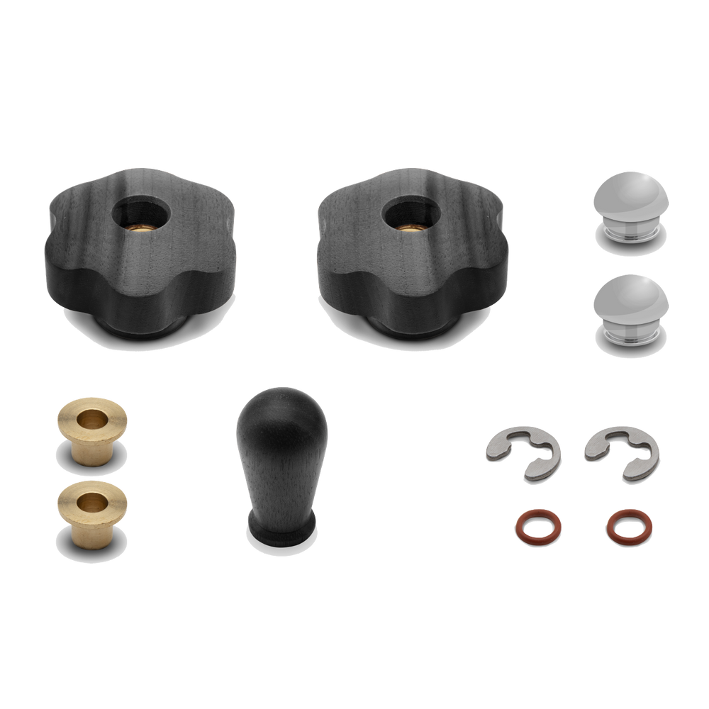 Lelit Upgrade Kit for Mara X – Wooden Handles – Black