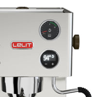 Lelit Victoria PL91T, detail of the LELIT58 group and portafilter