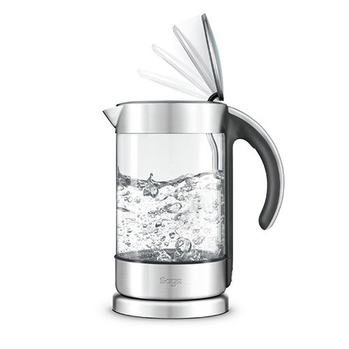 Sage the Crystal Clear glass kettle
