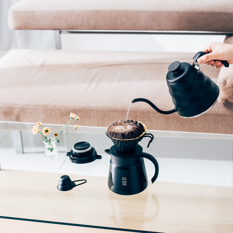 Bouilloire Hario V60 Buono noir mat