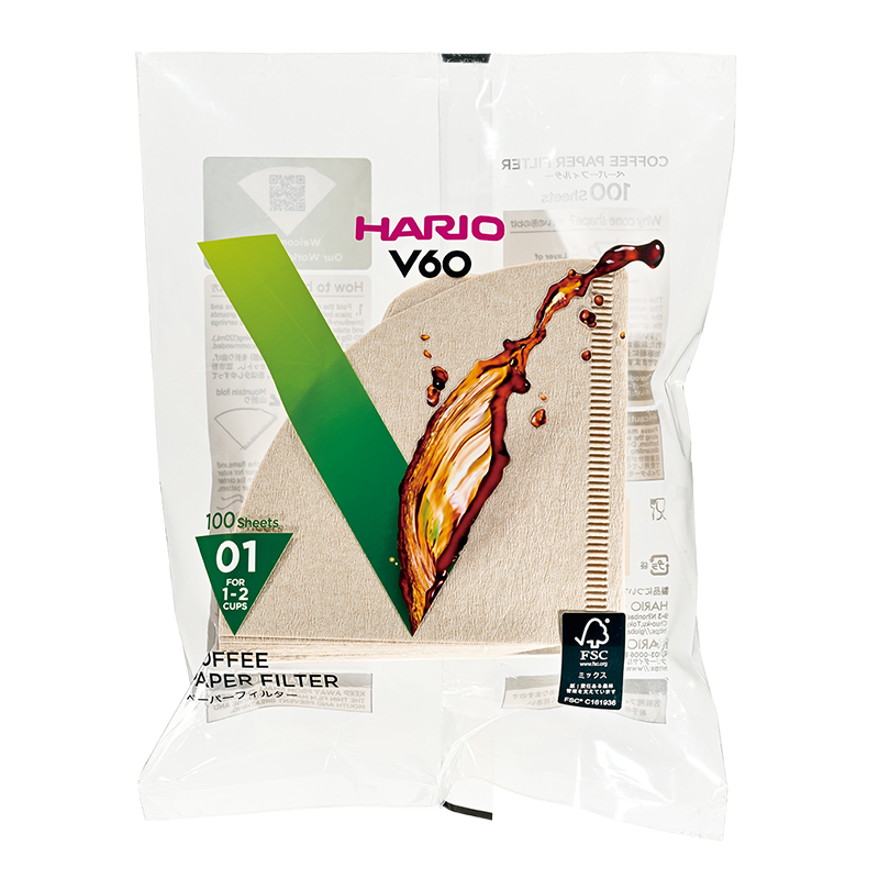 Filtres Hario V60 naturels
