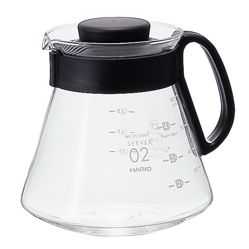 Hario V60 Range Server Clear, size 02 (600 ml)