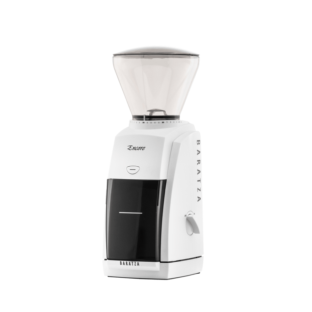 Baratza Encore coffee grinder in white