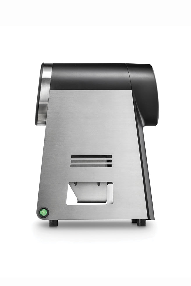 Mazzer T-Tamper automatic tamper, black, side view